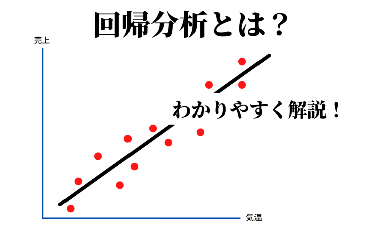 回帰分析とは?目的やExcelでのやり方までわかりやすく解説!